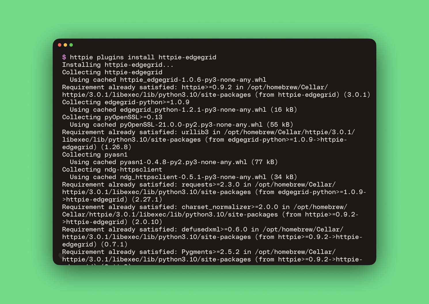 HTTPie plugin manager